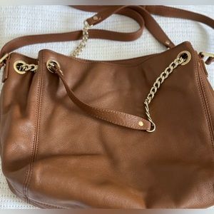 Michael Kors Leather Satchel Crossbody